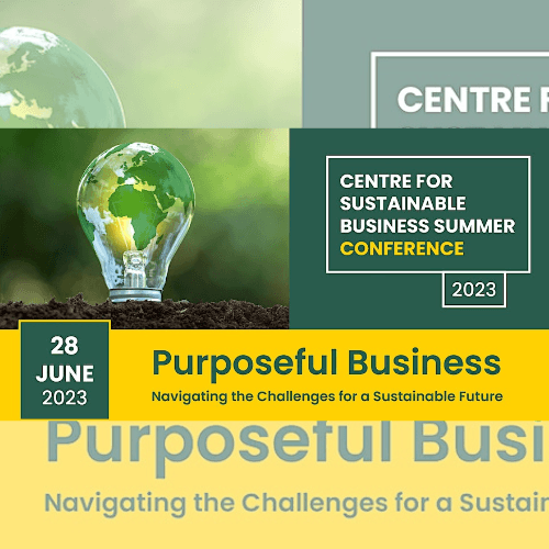 Centre for Sustainable Business Summer Conference 2023 Liverpool